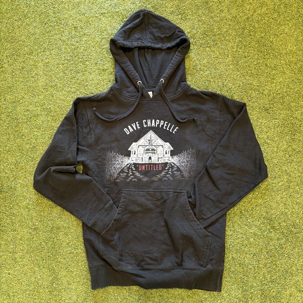 Dave Chappelle Untitled Hoodie Black Comedy Tour Burnside Small